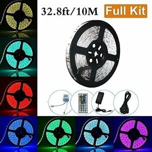 LED Strip Light 32.8ft SMD 5050 10M 600leds RGB Non-Waterproof Flexible Color